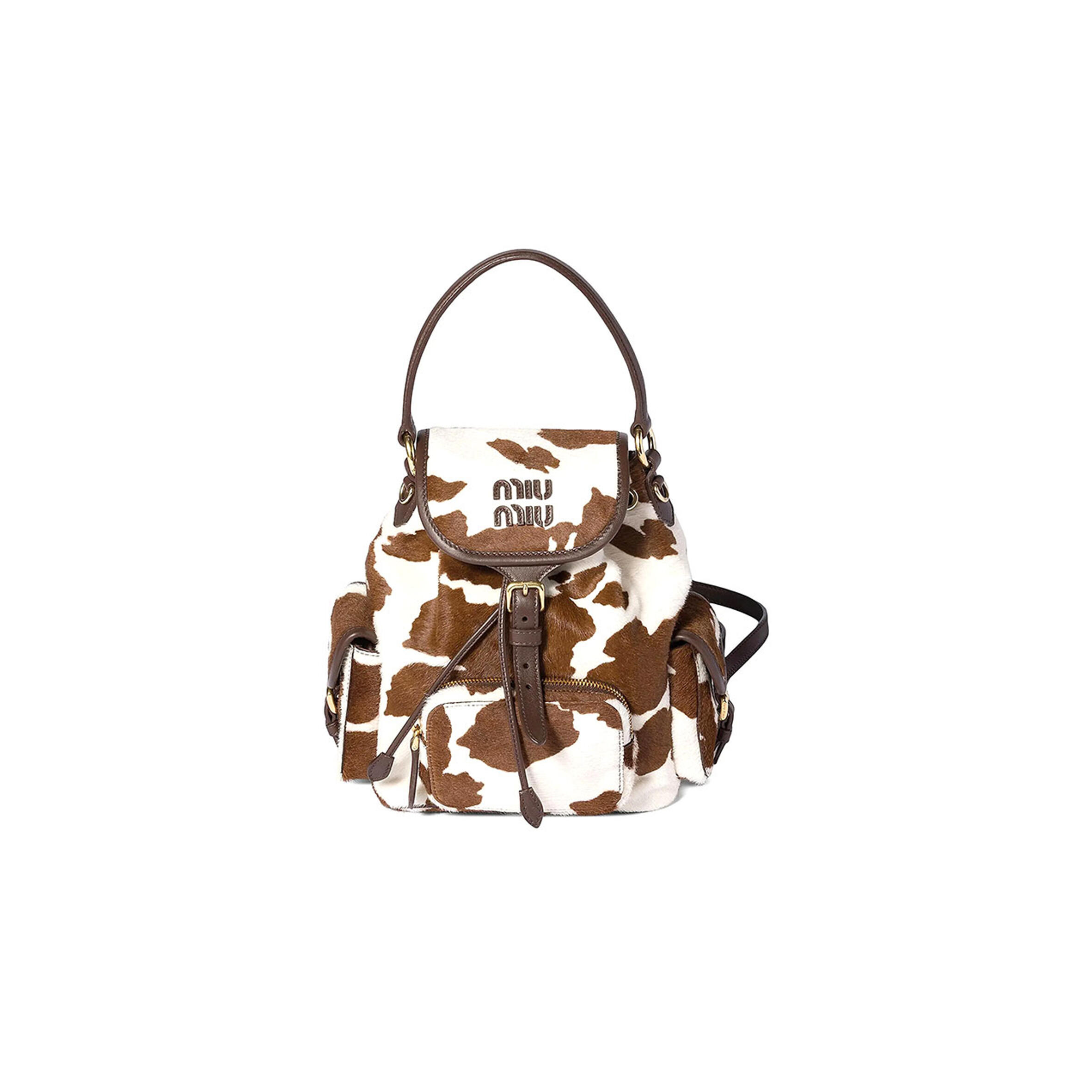 MIU MIU CALF HAIR BACKPACK 5BZ043 (22*18*11.5cm)